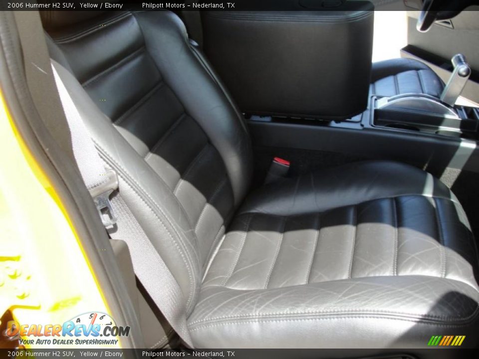 2006 Hummer H2 SUV Yellow / Ebony Photo #23