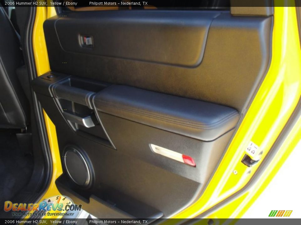 2006 Hummer H2 SUV Yellow / Ebony Photo #24