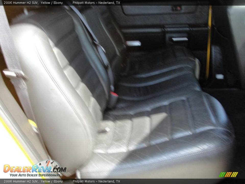 2006 Hummer H2 SUV Yellow / Ebony Photo #25