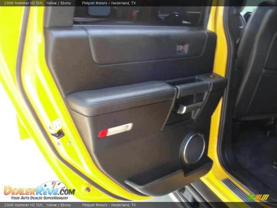 2006 Hummer H2 SUV Yellow / Ebony Photo #28