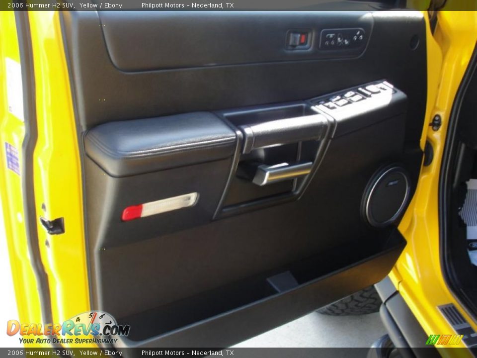 2006 Hummer H2 SUV Yellow / Ebony Photo #30