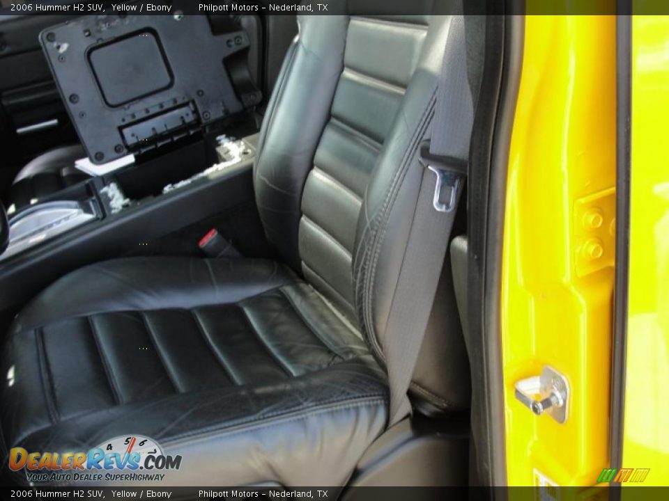 2006 Hummer H2 SUV Yellow / Ebony Photo #32