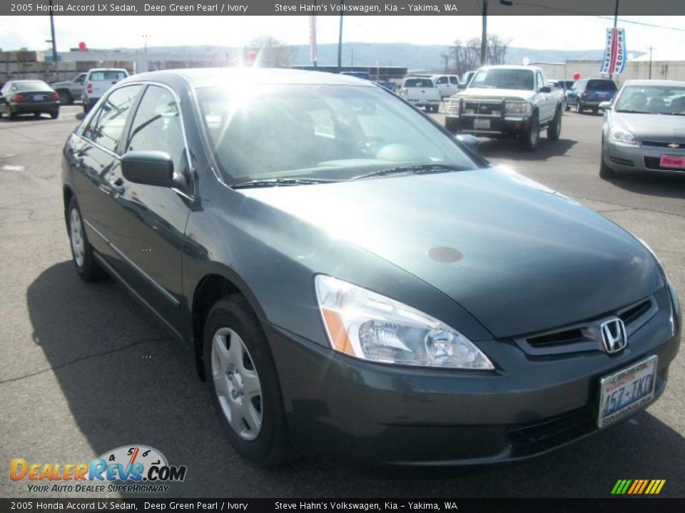 green 2005 honda accord