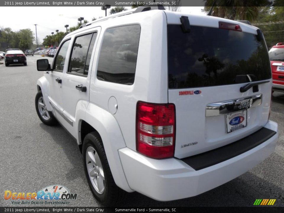 2011 Jeep Liberty Limited Bright White / Dark Slate Gray Photo #15