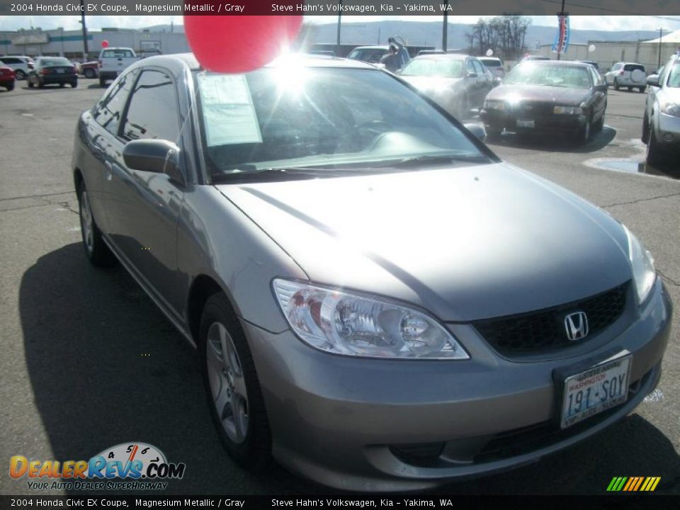 2004 Honda Civic EX Coupe Magnesium Metallic / Gray Photo #1
