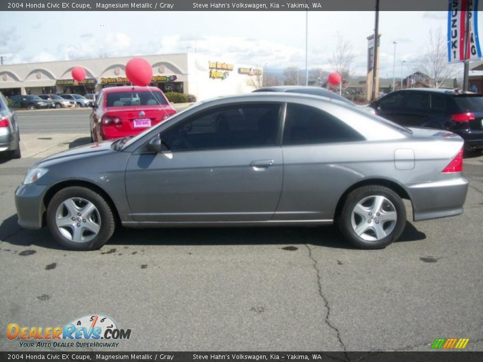 Magnesium Metallic 2004 Honda Civic EX Coupe Photo #4