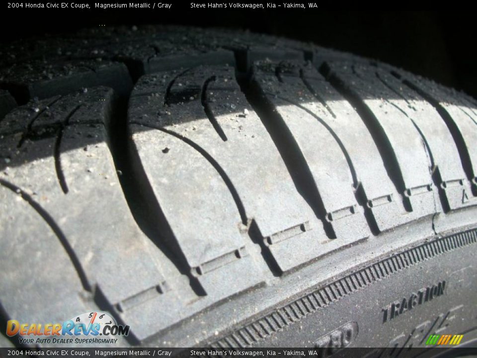 2004 Honda Civic EX Coupe Magnesium Metallic / Gray Photo #10