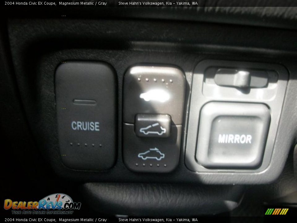 2004 Honda Civic EX Coupe Magnesium Metallic / Gray Photo #20