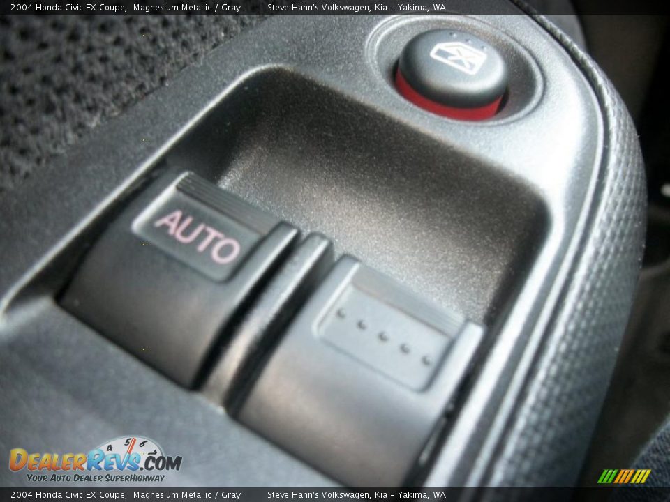 2004 Honda Civic EX Coupe Magnesium Metallic / Gray Photo #21