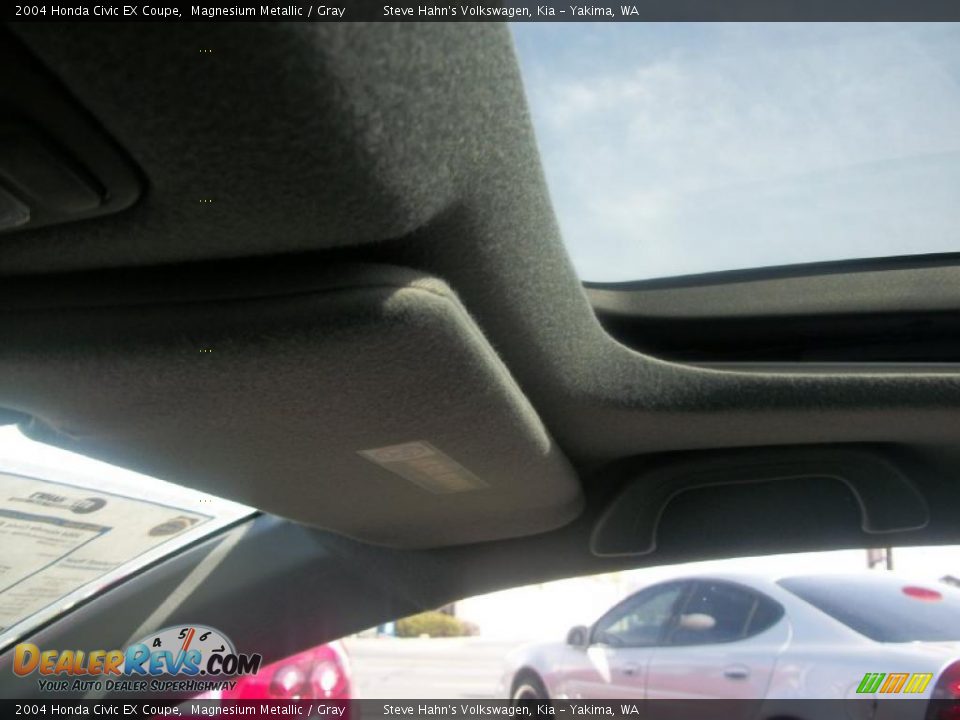 2004 Honda Civic EX Coupe Magnesium Metallic / Gray Photo #22