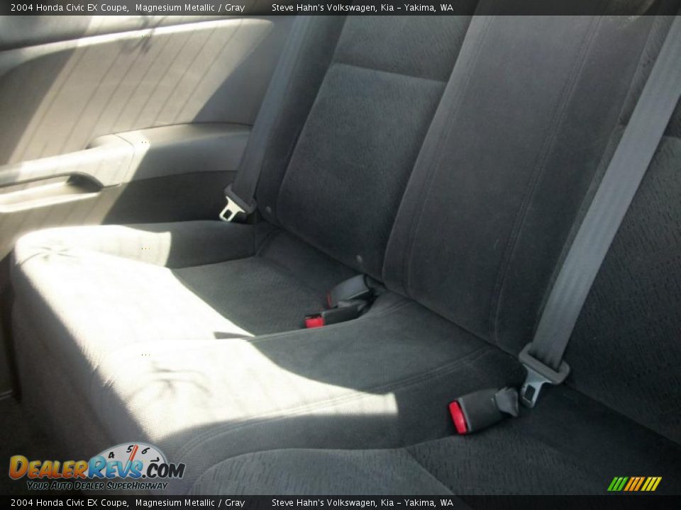 2004 Honda Civic EX Coupe Magnesium Metallic / Gray Photo #23