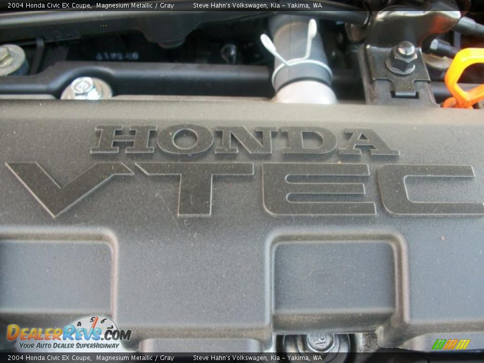 2004 Honda Civic EX Coupe 1.7L SOHC 16V VTEC 4 Cylinder Engine Photo #26