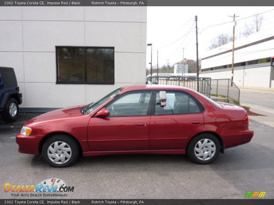 2002 Toyota Corolla CE Impulse Red / Black Photo #1