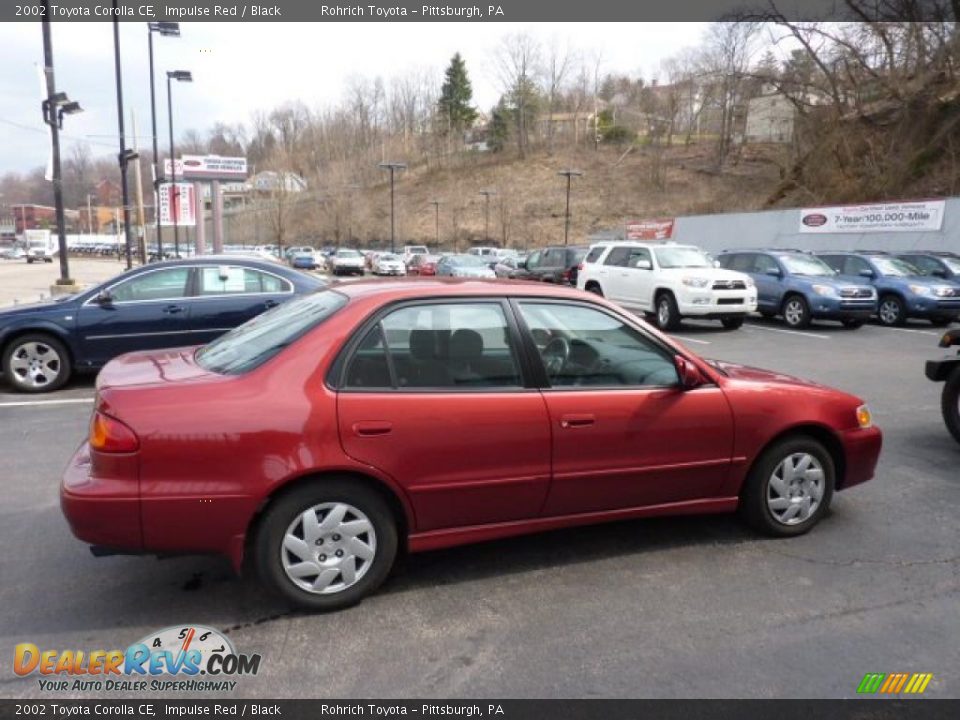 2002 Toyota Corolla CE Impulse Red / Black Photo #5