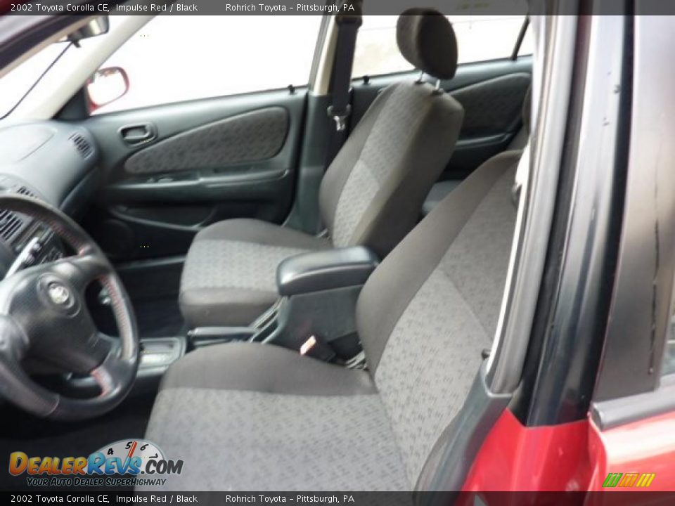 2002 Toyota Corolla CE Impulse Red / Black Photo #7