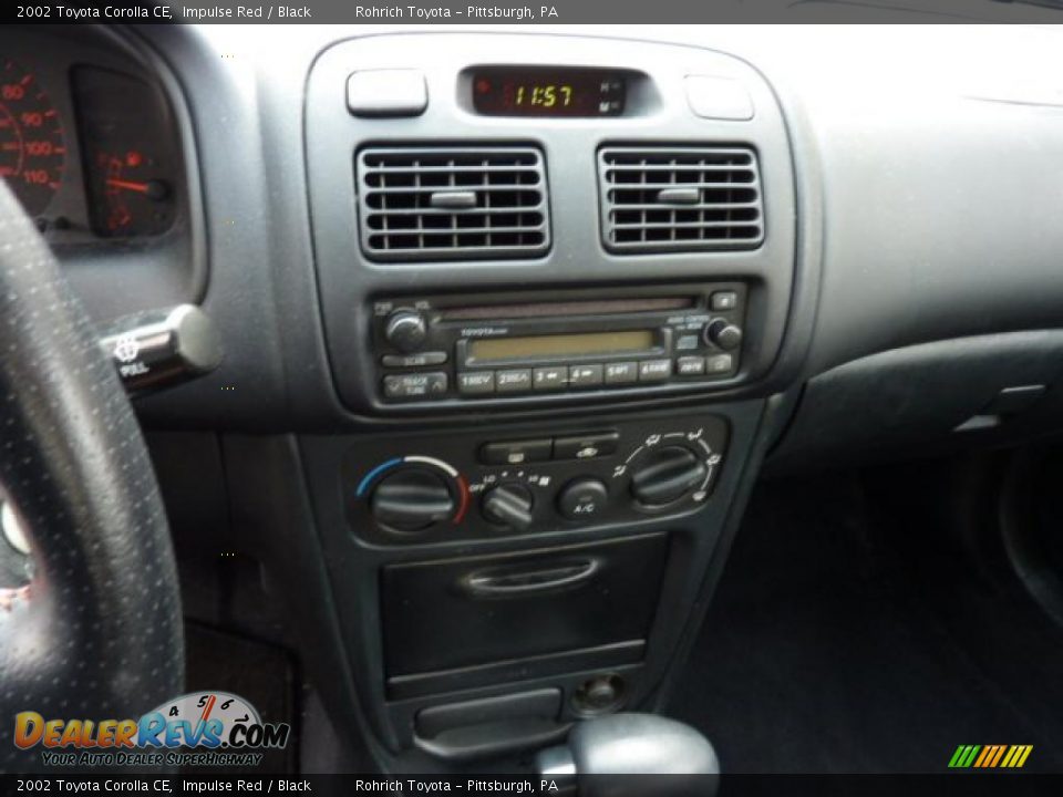 2002 Toyota Corolla CE Impulse Red / Black Photo #9