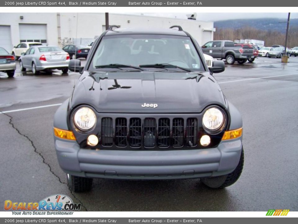 2006 Jeep Liberty CRD Sport 4x4 Black / Medium Slate Gray Photo #2