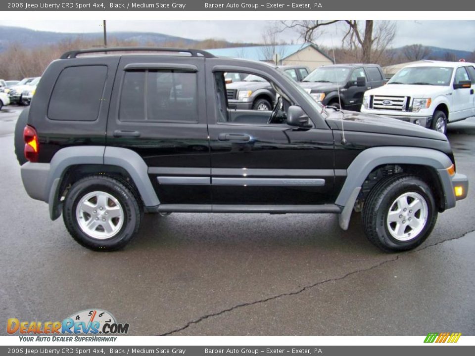 Black 2006 Jeep Liberty CRD Sport 4x4 Photo #4