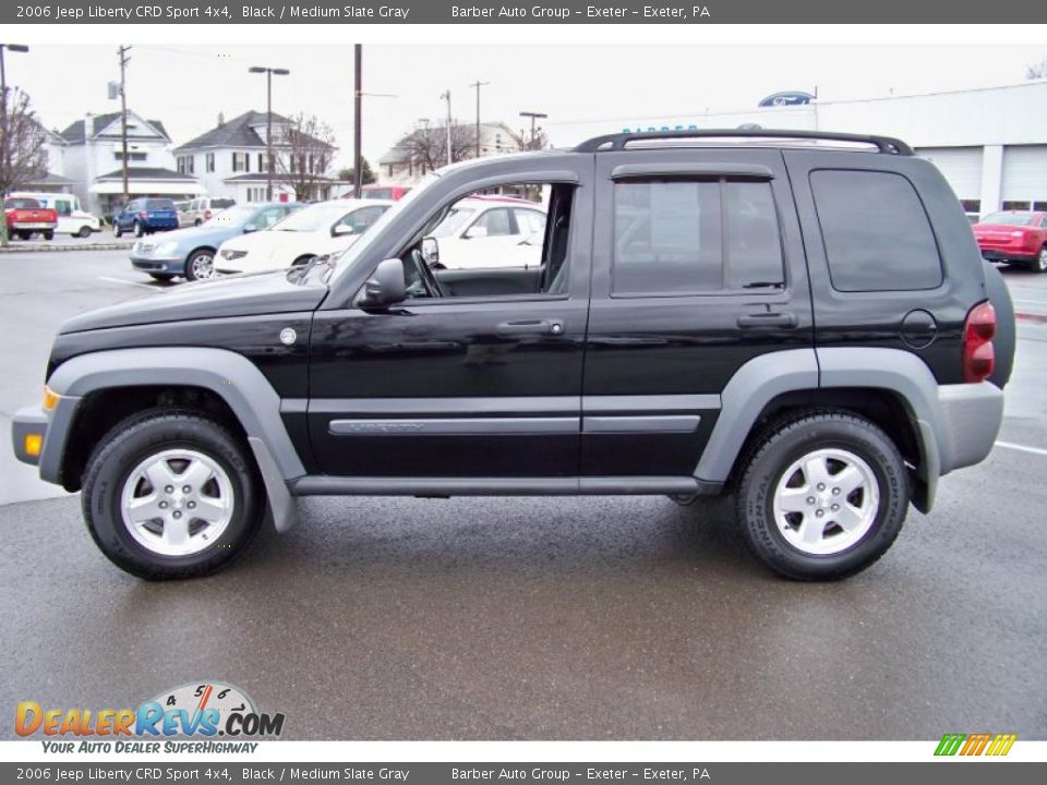 Black 2006 Jeep Liberty CRD Sport 4x4 Photo #8