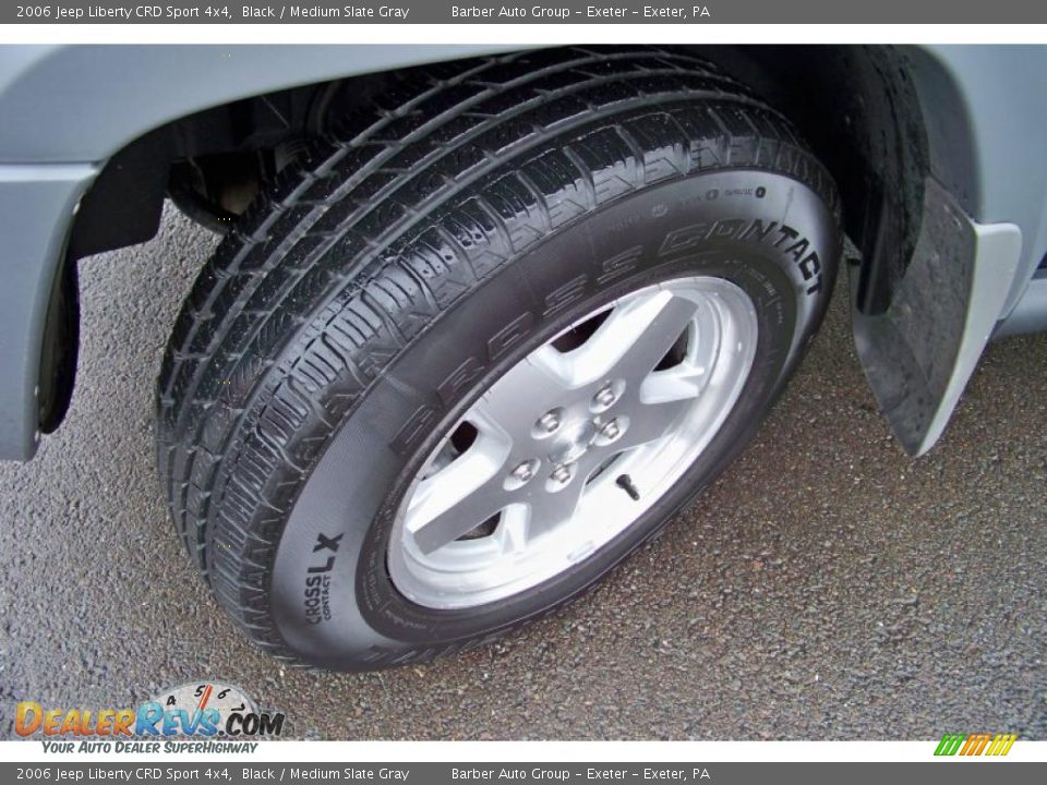 2006 Jeep Liberty CRD Sport 4x4 Black / Medium Slate Gray Photo #10