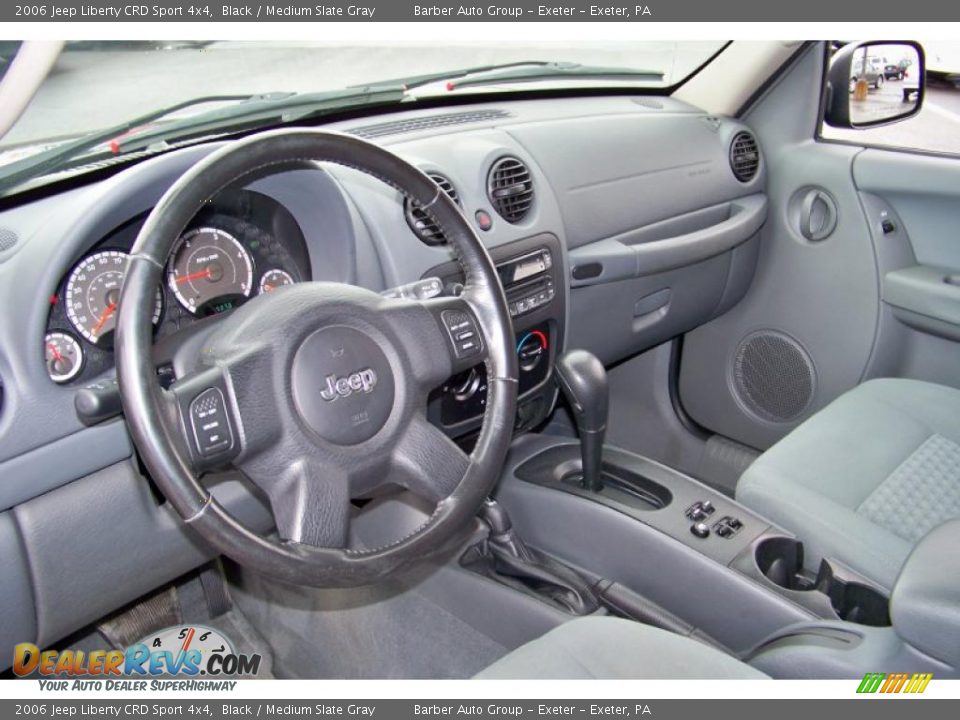 Medium Slate Gray Interior - 2006 Jeep Liberty CRD Sport 4x4 Photo #13