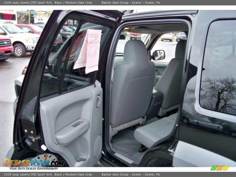 2006 Jeep Liberty CRD Sport 4x4 Black / Medium Slate Gray Photo #14