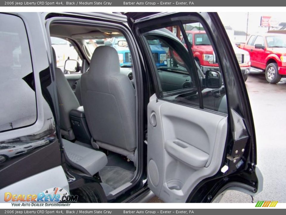 2006 Jeep Liberty CRD Sport 4x4 Black / Medium Slate Gray Photo #16