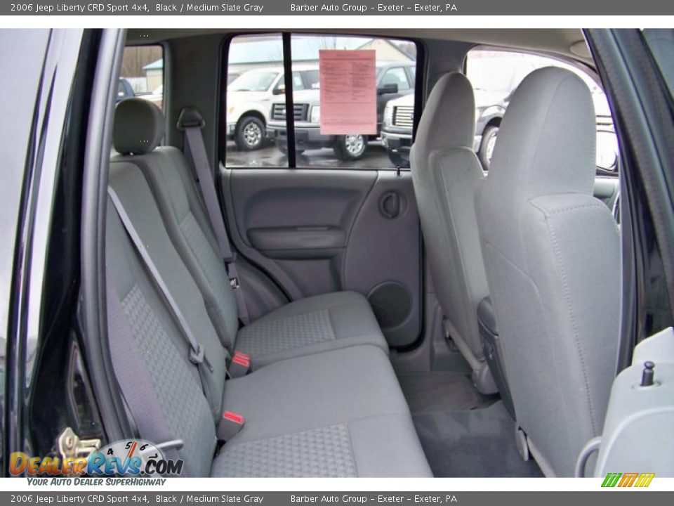 2006 Jeep Liberty CRD Sport 4x4 Black / Medium Slate Gray Photo #17