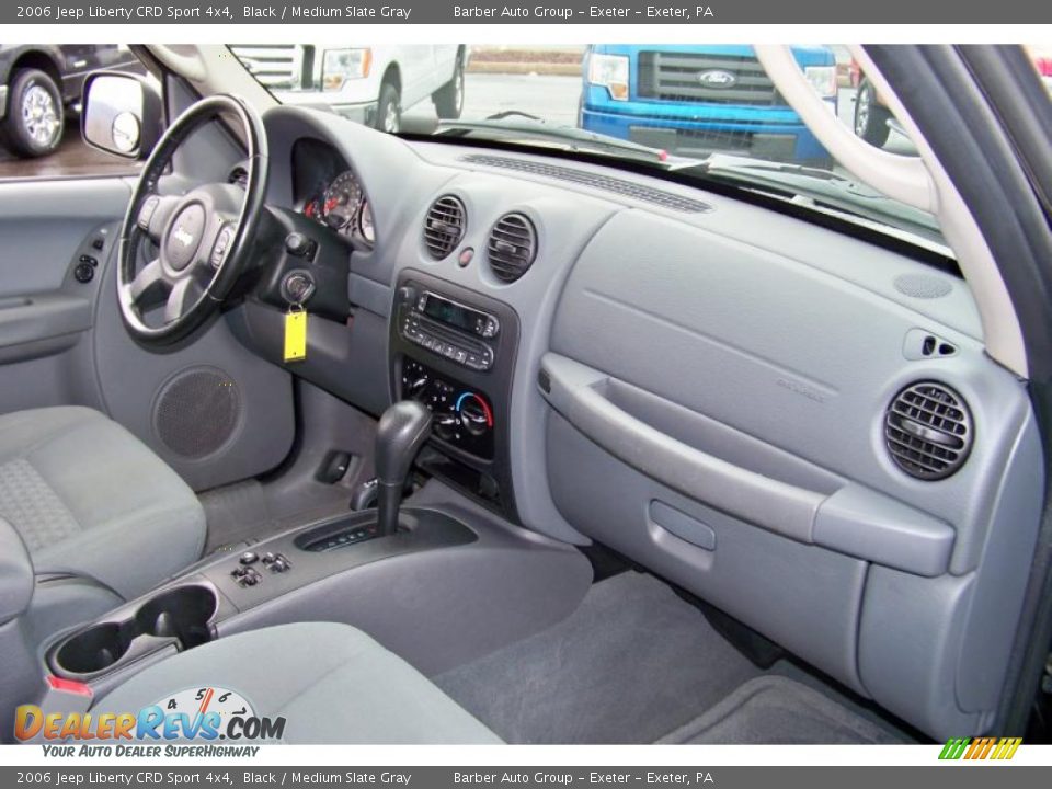 Dashboard of 2006 Jeep Liberty CRD Sport 4x4 Photo #20