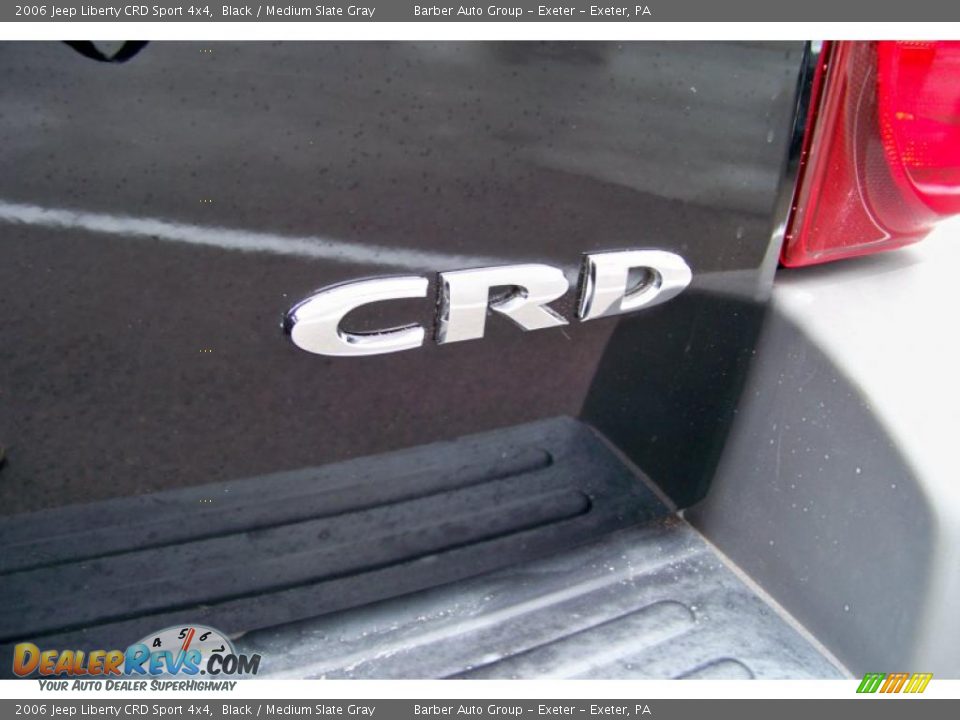 2006 Jeep Liberty CRD Sport 4x4 Black / Medium Slate Gray Photo #23