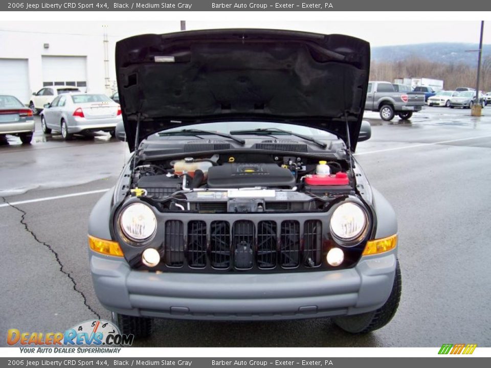 2006 Jeep Liberty CRD Sport 4x4 Black / Medium Slate Gray Photo #24