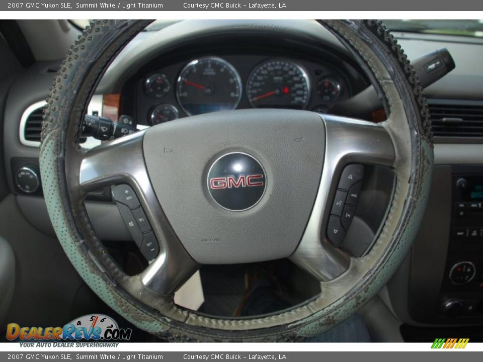 2007 GMC Yukon SLE Summit White / Light Titanium Photo #14