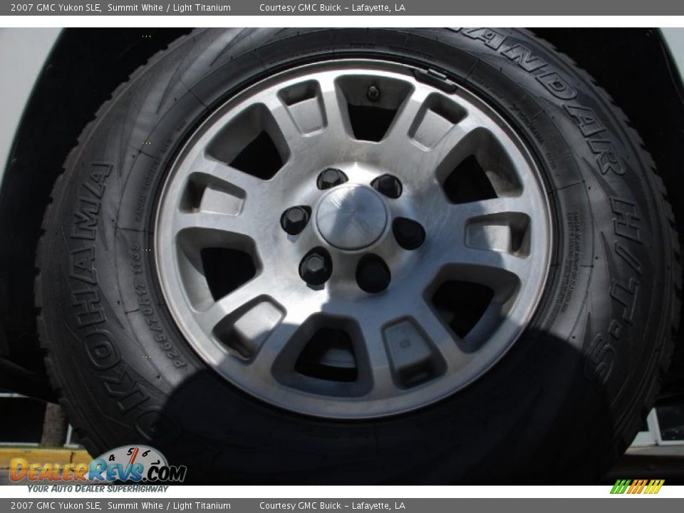 2007 GMC Yukon SLE Summit White / Light Titanium Photo #25
