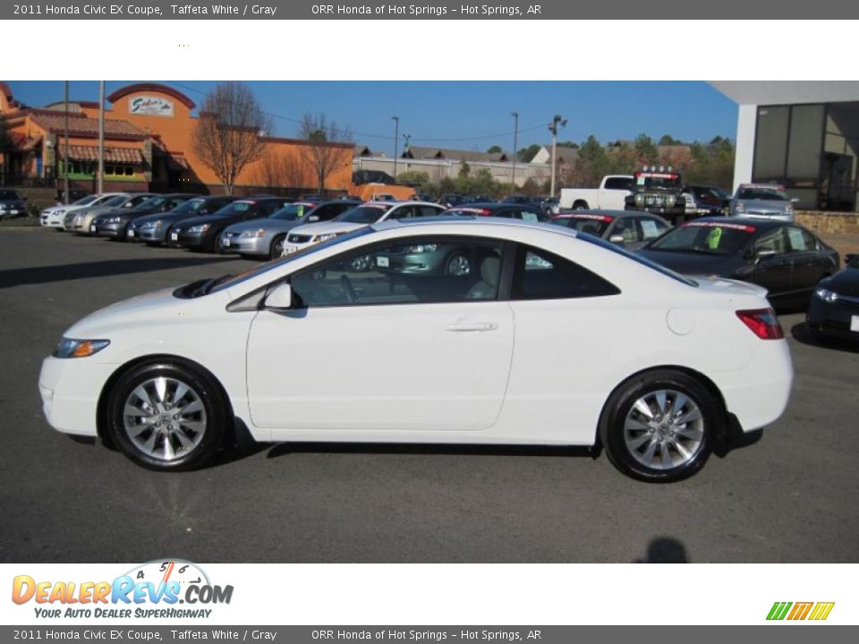 2011 White honda civic coupe #2