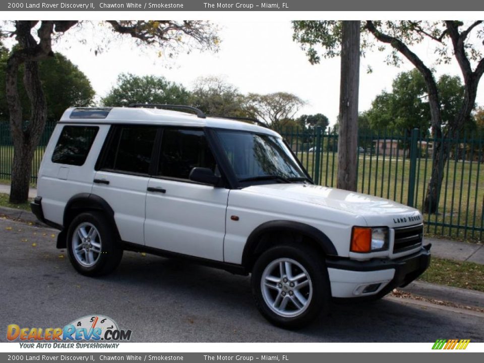 2000 Land Rover Discovery II Chawton White / Smokestone Photo #11