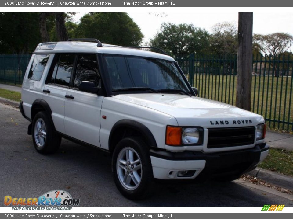 2000 Land Rover Discovery II Chawton White / Smokestone Photo #12