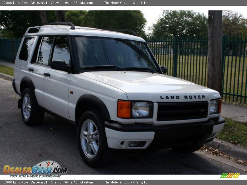 2000 Land Rover Discovery II Chawton White / Smokestone Photo #13