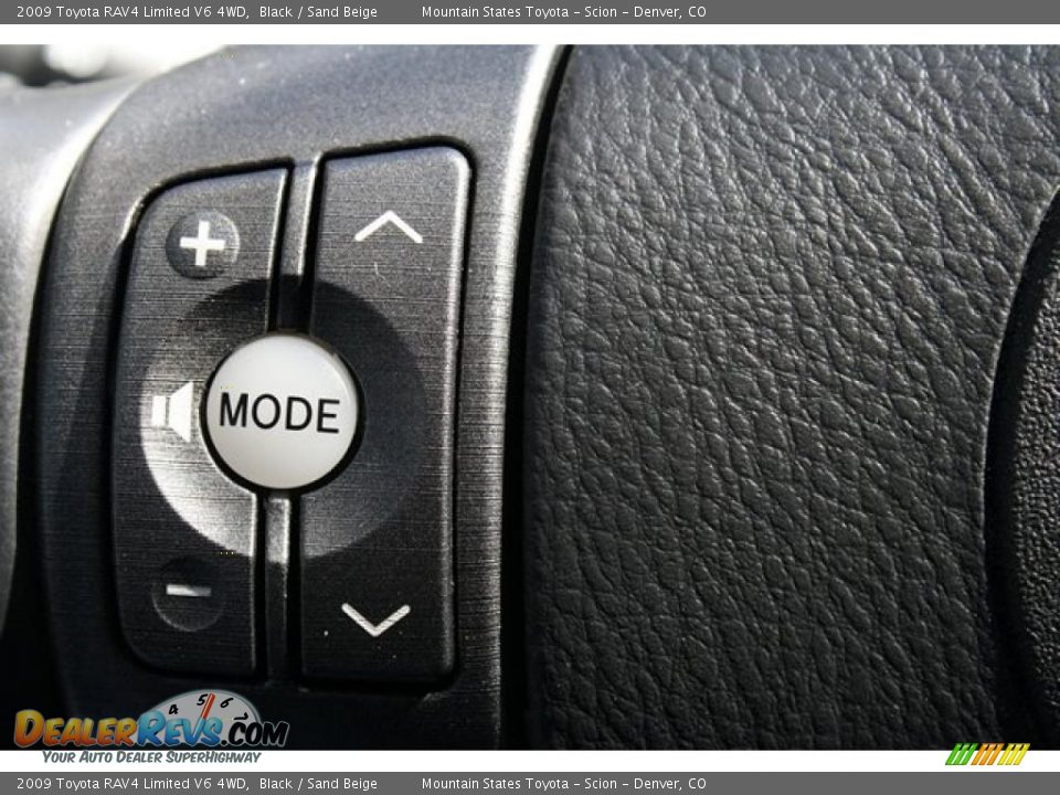 2009 Toyota RAV4 Limited V6 4WD Black / Sand Beige Photo #17