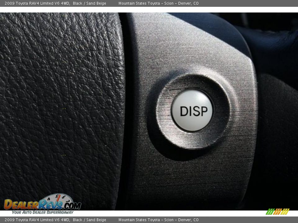 2009 Toyota RAV4 Limited V6 4WD Black / Sand Beige Photo #18