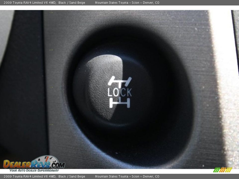 2009 Toyota RAV4 Limited V6 4WD Black / Sand Beige Photo #19