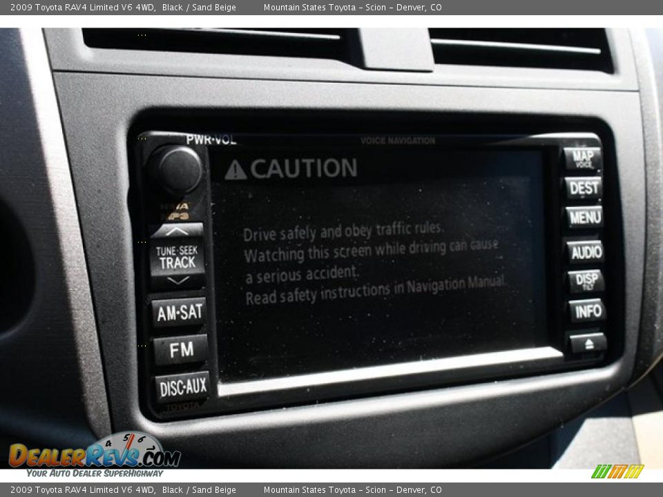 2009 Toyota RAV4 Limited V6 4WD Black / Sand Beige Photo #20
