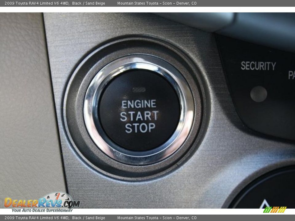 2009 Toyota RAV4 Limited V6 4WD Black / Sand Beige Photo #23
