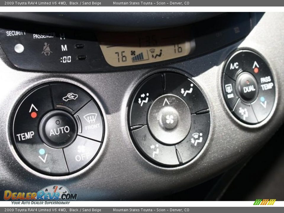 2009 Toyota RAV4 Limited V6 4WD Black / Sand Beige Photo #24