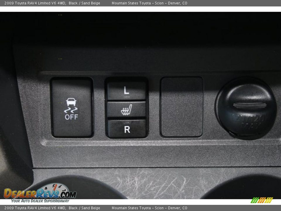 2009 Toyota RAV4 Limited V6 4WD Black / Sand Beige Photo #25