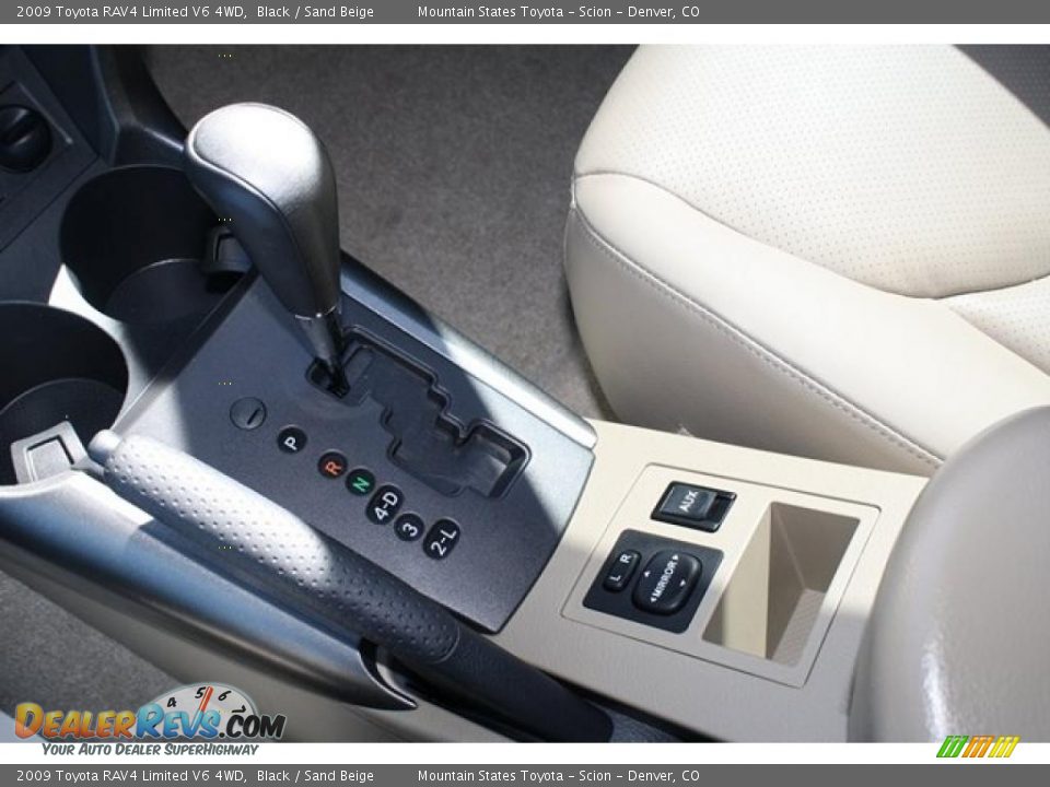 2009 Toyota RAV4 Limited V6 4WD Black / Sand Beige Photo #26