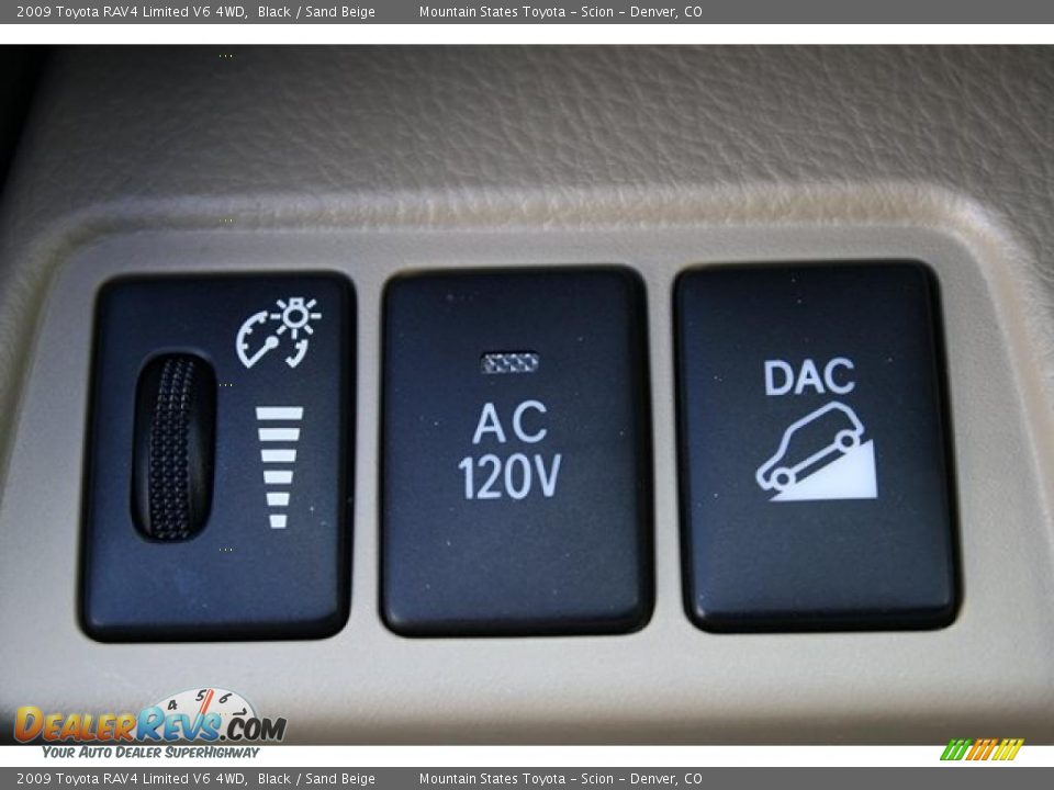 2009 Toyota RAV4 Limited V6 4WD Black / Sand Beige Photo #28