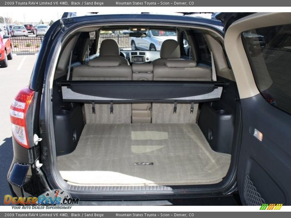 2009 Toyota RAV4 Limited V6 4WD Black / Sand Beige Photo #31