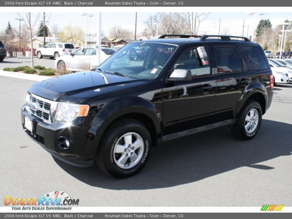 2009 Ford Escape XLT V6 4WD Black / Charcoal Photo #5