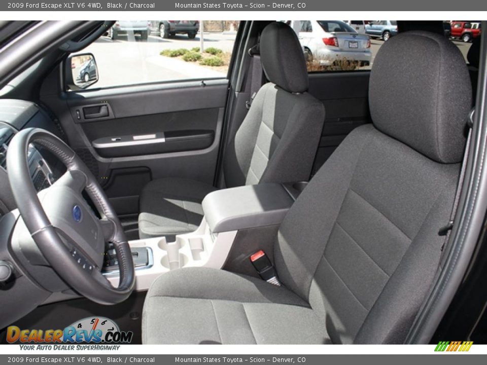 2009 Ford Escape XLT V6 4WD Black / Charcoal Photo #9