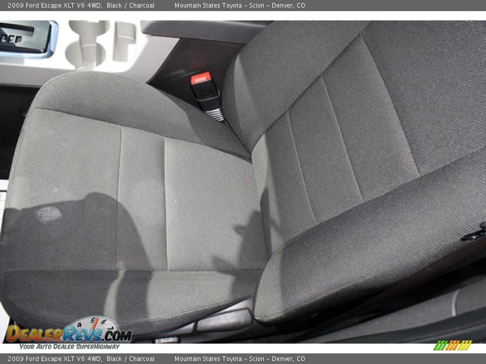 2009 Ford Escape XLT V6 4WD Black / Charcoal Photo #11